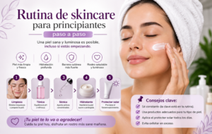 Rutina de skincare para principiantes paso a paso