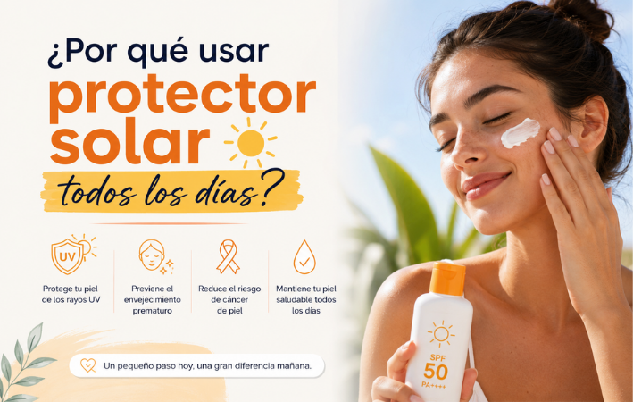 ¿Por qué usar protector solar todos los días?