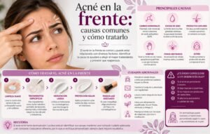 Acné en la frente causas comunes y cómo tratarlo