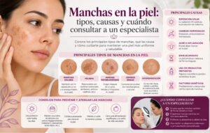 Manchas en la piel: tipos, causas y cuándo consultar a un especialista