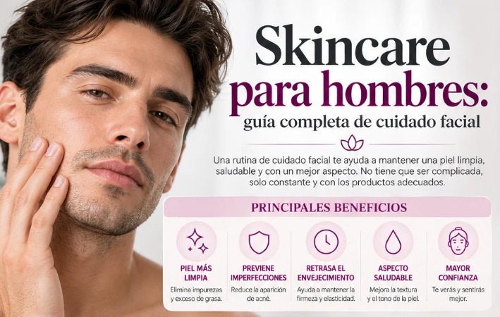 Skincare para hombres: guía completa de cuidado facial